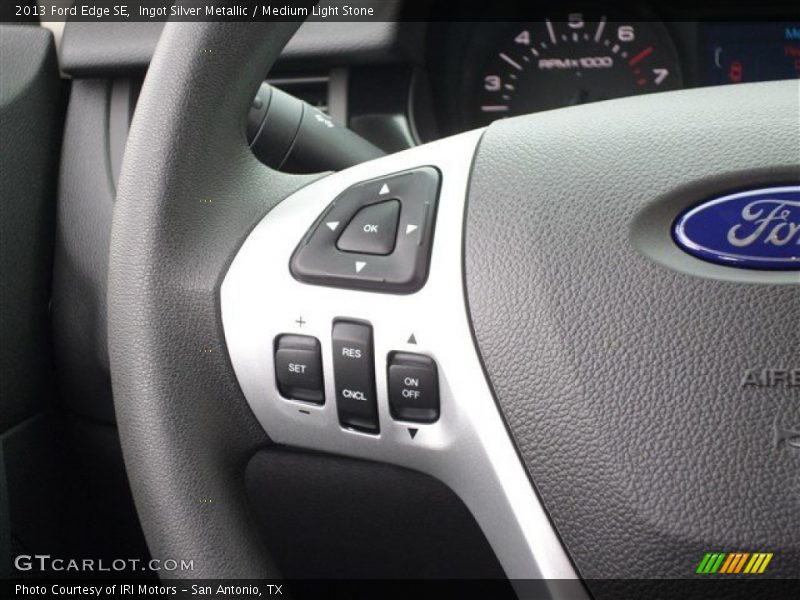 Ingot Silver Metallic / Medium Light Stone 2013 Ford Edge SE