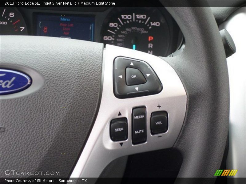 Ingot Silver Metallic / Medium Light Stone 2013 Ford Edge SE
