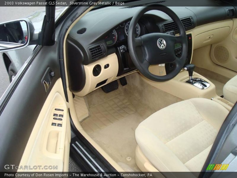  2003 Passat GLS Sedan Beige Interior
