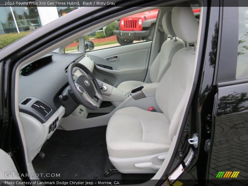Black / Misty Gray 2012 Toyota Prius 3rd Gen Three Hybrid