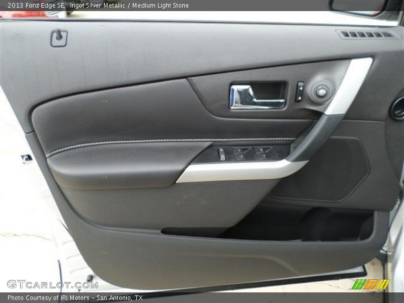 Ingot Silver Metallic / Medium Light Stone 2013 Ford Edge SE