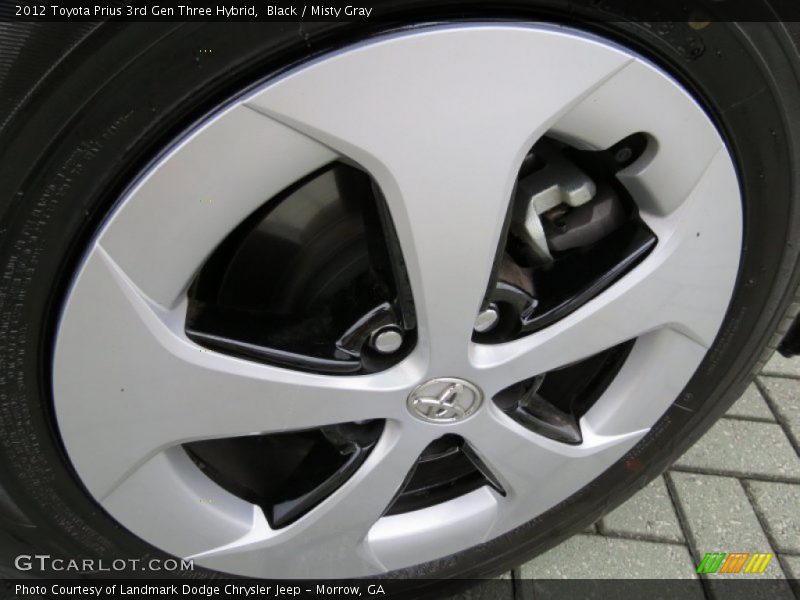 Black / Misty Gray 2012 Toyota Prius 3rd Gen Three Hybrid