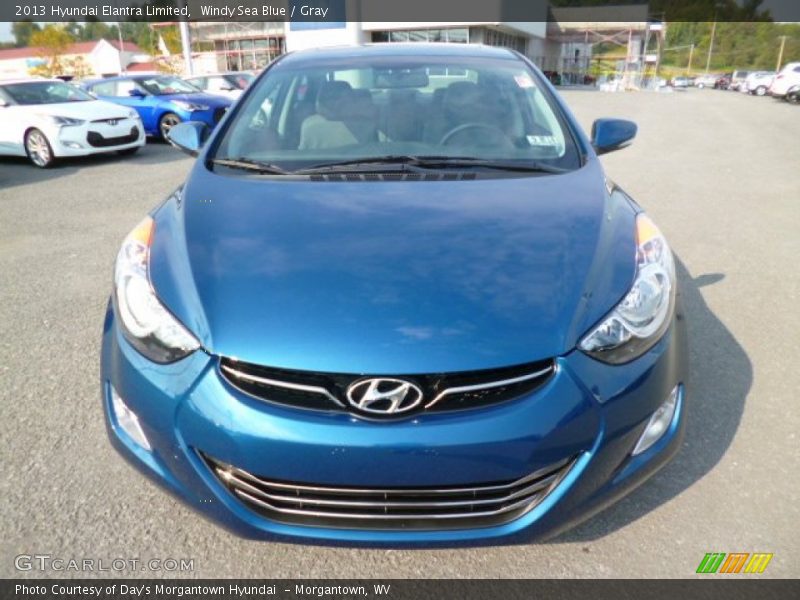  2013 Elantra Limited Windy Sea Blue