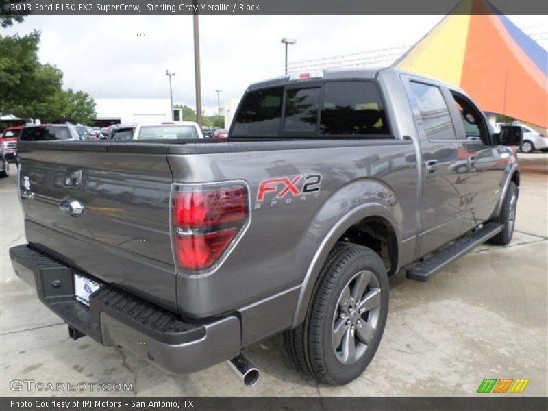 Sterling Gray Metallic / Black 2013 Ford F150 FX2 SuperCrew