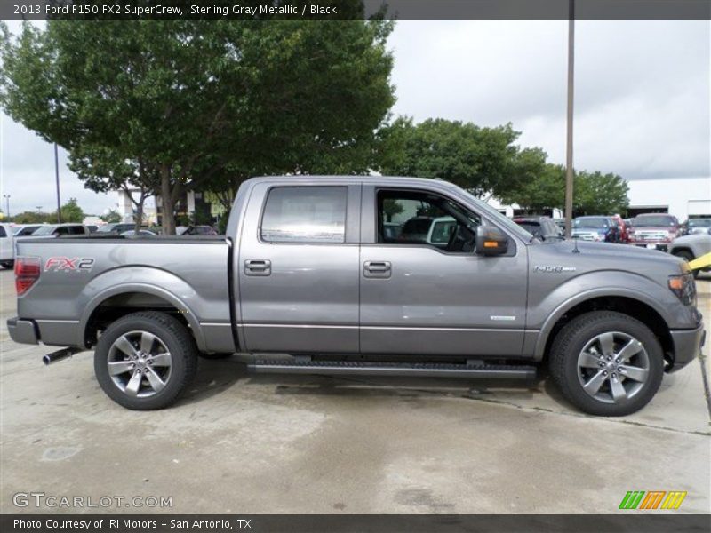 Sterling Gray Metallic / Black 2013 Ford F150 FX2 SuperCrew