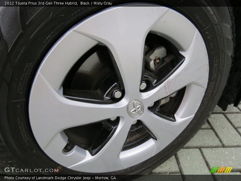 Black / Misty Gray 2012 Toyota Prius 3rd Gen Three Hybrid