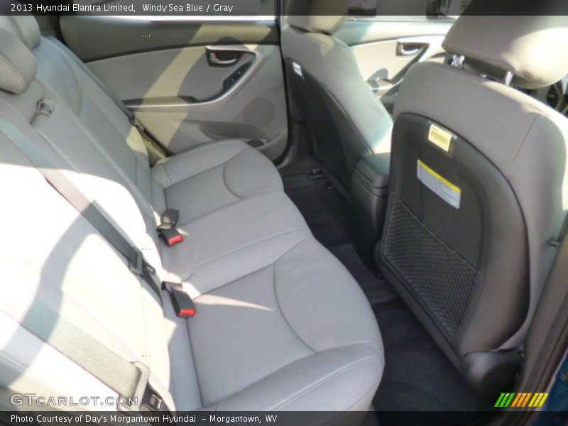 Windy Sea Blue / Gray 2013 Hyundai Elantra Limited