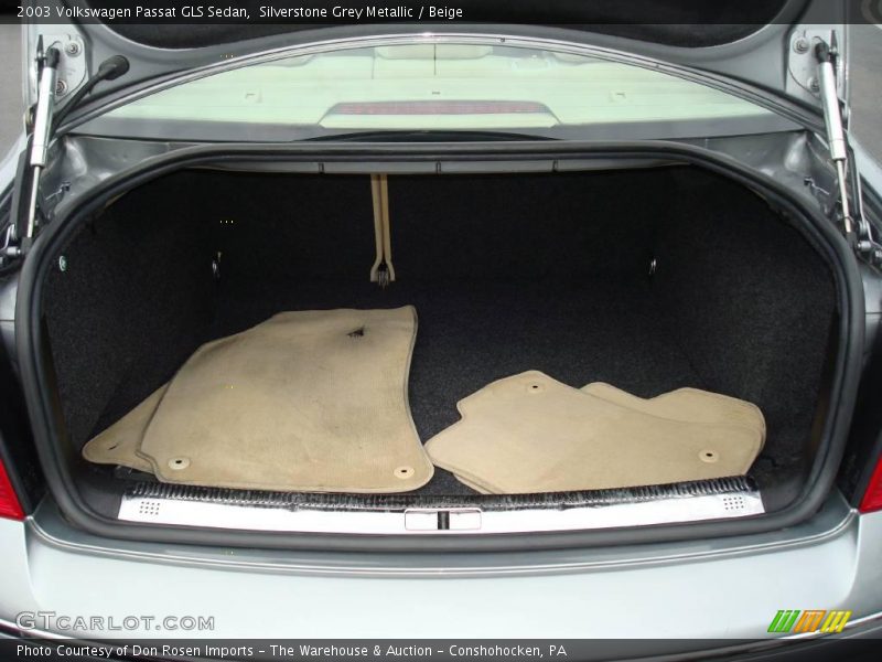  2003 Passat GLS Sedan Trunk