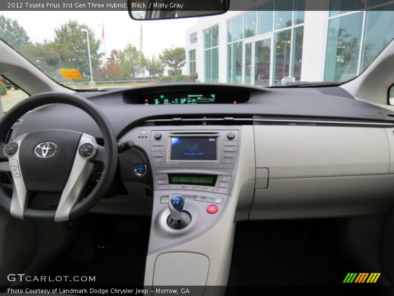 Black / Misty Gray 2012 Toyota Prius 3rd Gen Three Hybrid