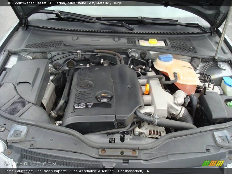  2003 Passat GLS Sedan Engine - 1.8L DOHC 20V Turbocharged 4 Cylinder
