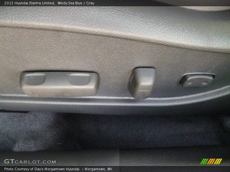 Windy Sea Blue / Gray 2013 Hyundai Elantra Limited