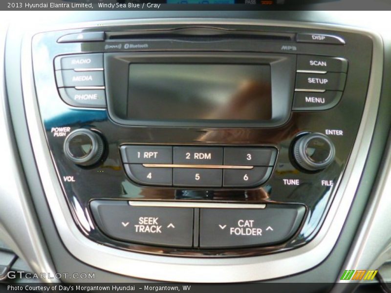 Windy Sea Blue / Gray 2013 Hyundai Elantra Limited