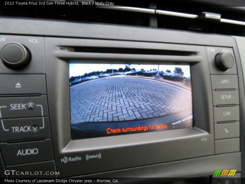 Black / Misty Gray 2012 Toyota Prius 3rd Gen Three Hybrid