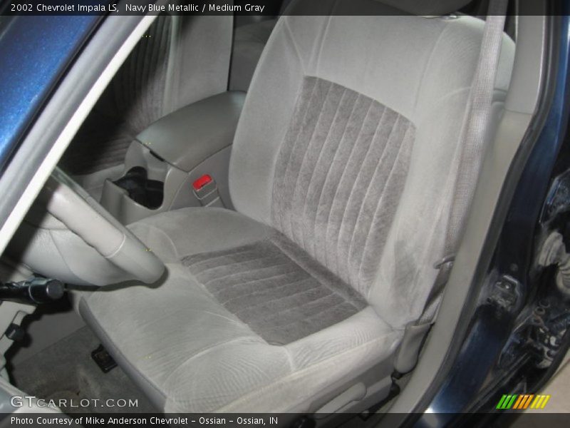 Navy Blue Metallic / Medium Gray 2002 Chevrolet Impala LS