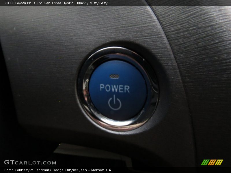 Black / Misty Gray 2012 Toyota Prius 3rd Gen Three Hybrid