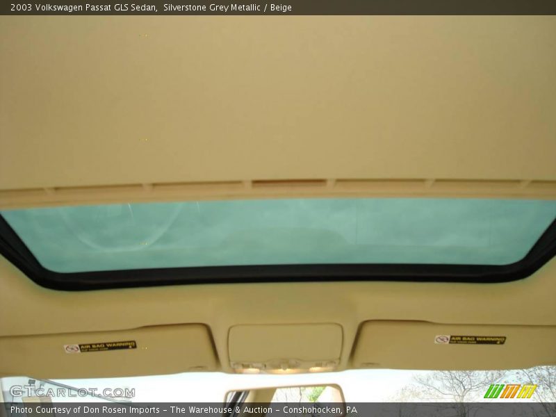 Silverstone Grey Metallic / Beige 2003 Volkswagen Passat GLS Sedan