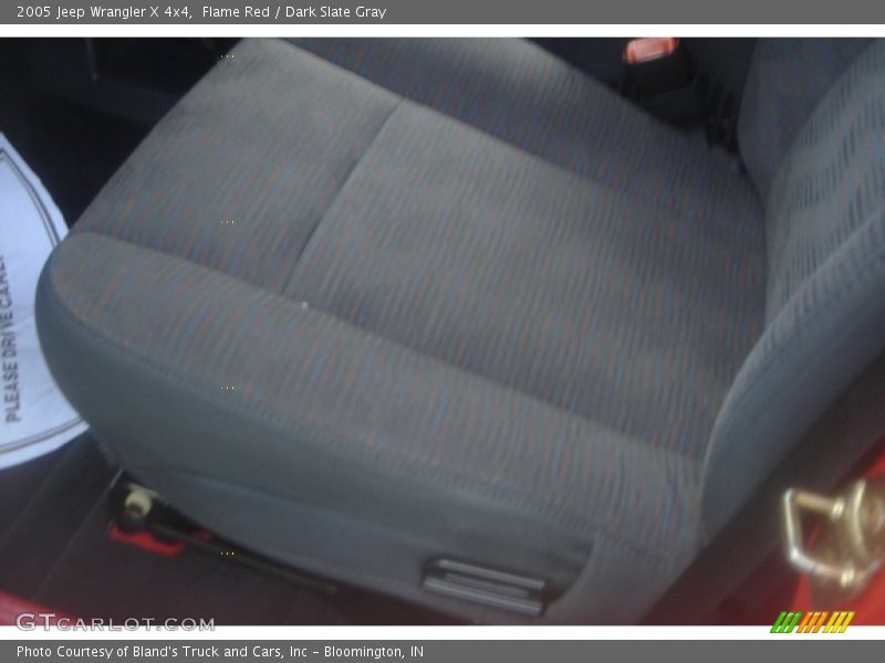 Flame Red / Dark Slate Gray 2005 Jeep Wrangler X 4x4