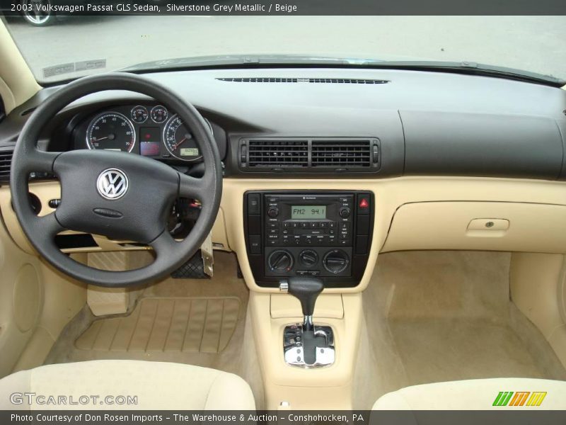 Dashboard of 2003 Passat GLS Sedan