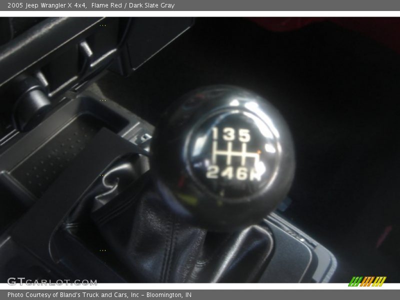 Flame Red / Dark Slate Gray 2005 Jeep Wrangler X 4x4