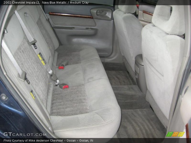 Navy Blue Metallic / Medium Gray 2002 Chevrolet Impala LS