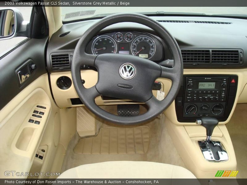 Dashboard of 2003 Passat GLS Sedan