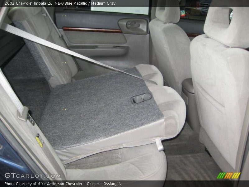 Navy Blue Metallic / Medium Gray 2002 Chevrolet Impala LS