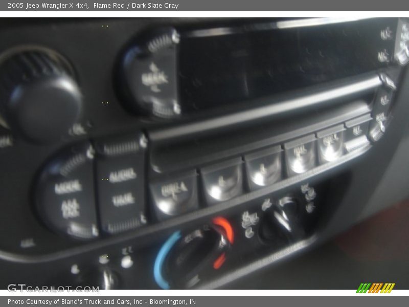 Flame Red / Dark Slate Gray 2005 Jeep Wrangler X 4x4