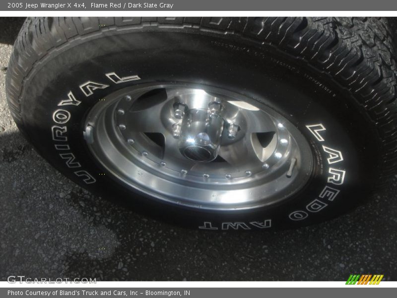 Flame Red / Dark Slate Gray 2005 Jeep Wrangler X 4x4
