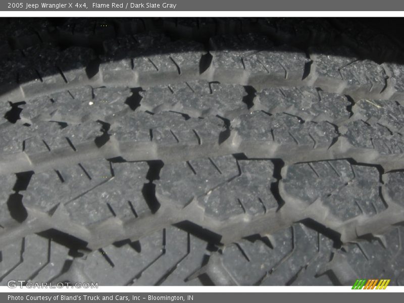 Flame Red / Dark Slate Gray 2005 Jeep Wrangler X 4x4