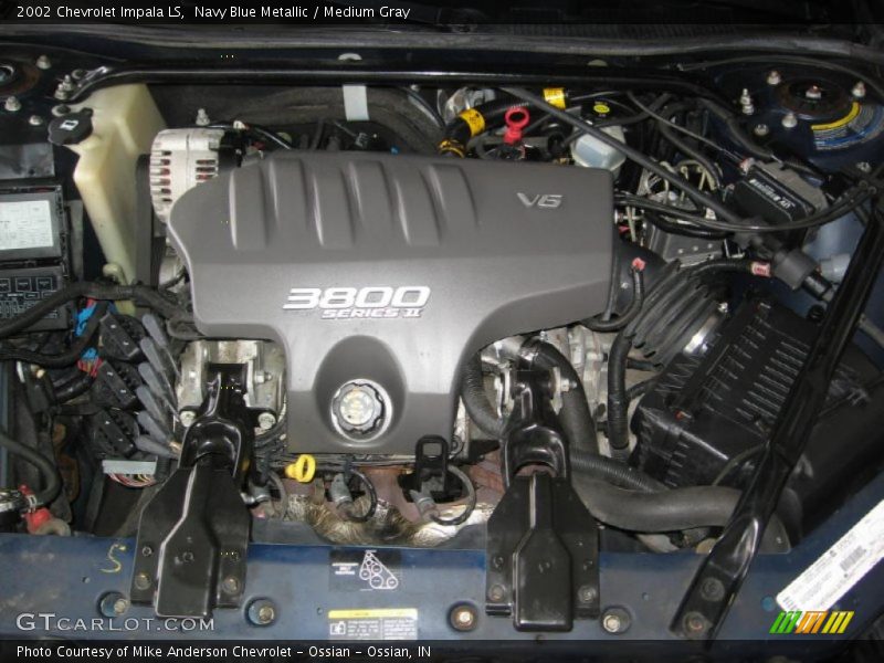 Navy Blue Metallic / Medium Gray 2002 Chevrolet Impala LS
