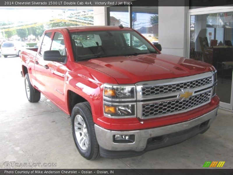 Victory Red / Jet Black 2014 Chevrolet Silverado 1500 LT Double Cab 4x4