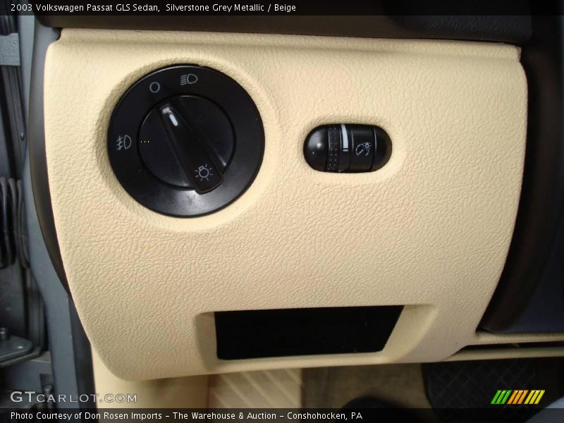Controls of 2003 Passat GLS Sedan
