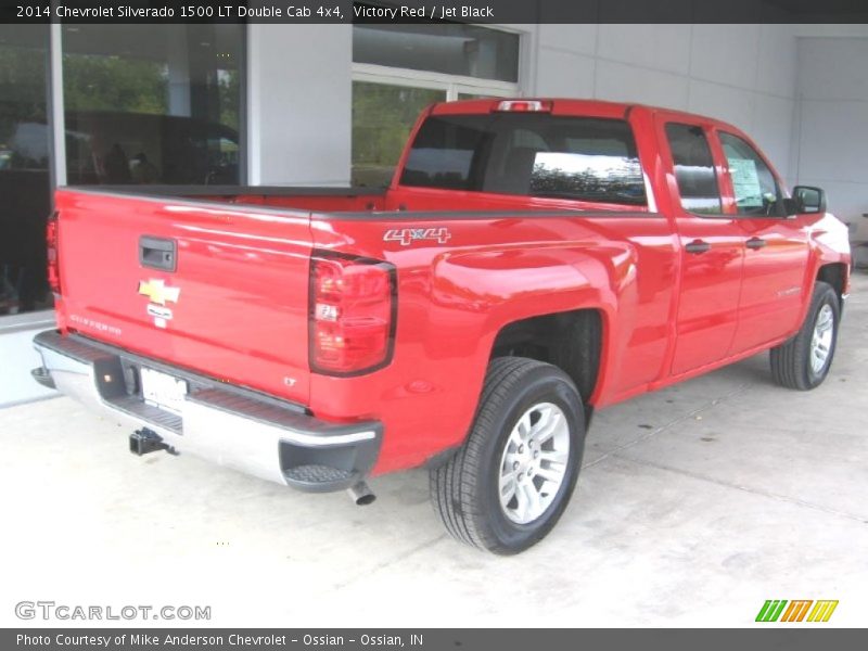 Victory Red / Jet Black 2014 Chevrolet Silverado 1500 LT Double Cab 4x4