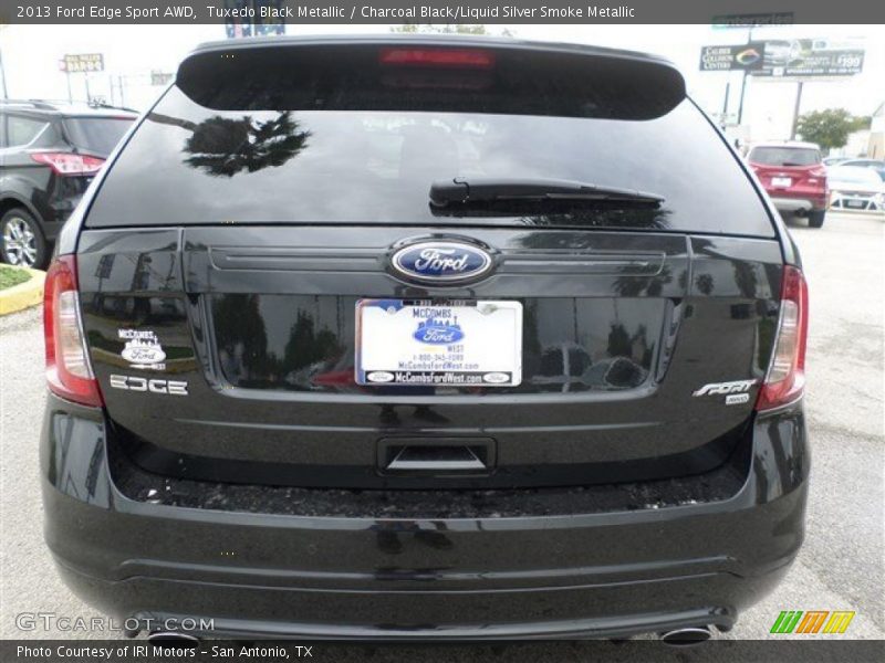 Tuxedo Black Metallic / Charcoal Black/Liquid Silver Smoke Metallic 2013 Ford Edge Sport AWD