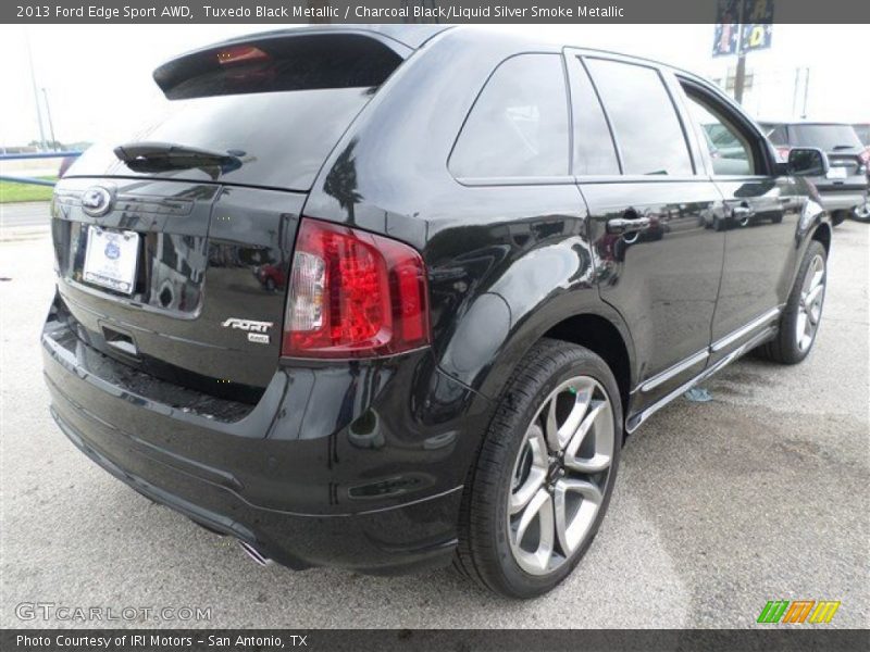 Tuxedo Black Metallic / Charcoal Black/Liquid Silver Smoke Metallic 2013 Ford Edge Sport AWD