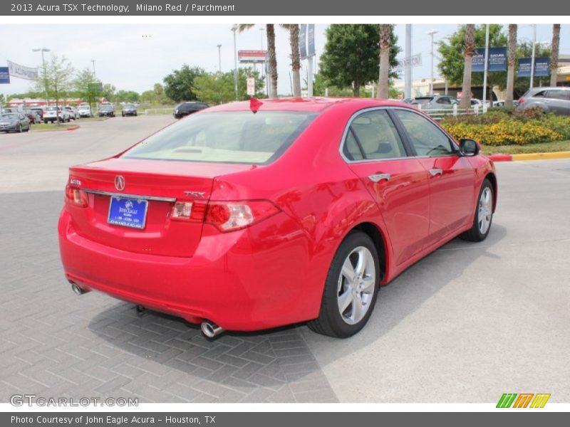 Milano Red / Parchment 2013 Acura TSX Technology