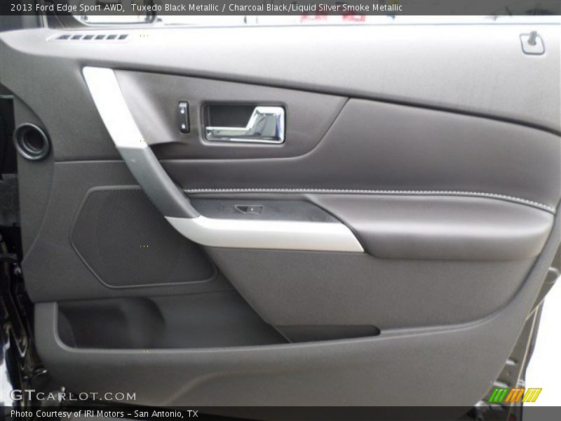 Tuxedo Black Metallic / Charcoal Black/Liquid Silver Smoke Metallic 2013 Ford Edge Sport AWD