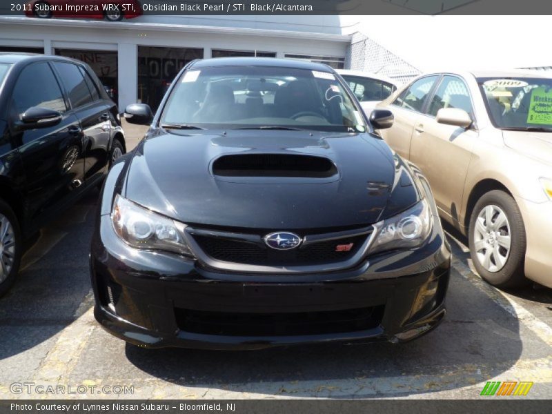 Obsidian Black Pearl / STI  Black/Alcantara 2011 Subaru Impreza WRX STi