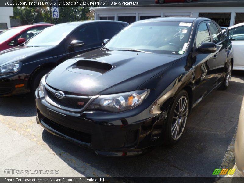 Obsidian Black Pearl / STI  Black/Alcantara 2011 Subaru Impreza WRX STi