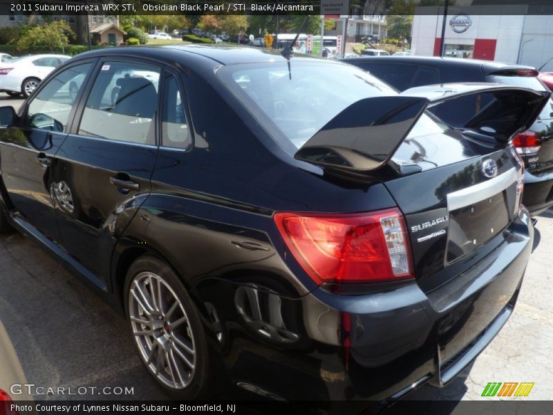 Obsidian Black Pearl / STI  Black/Alcantara 2011 Subaru Impreza WRX STi