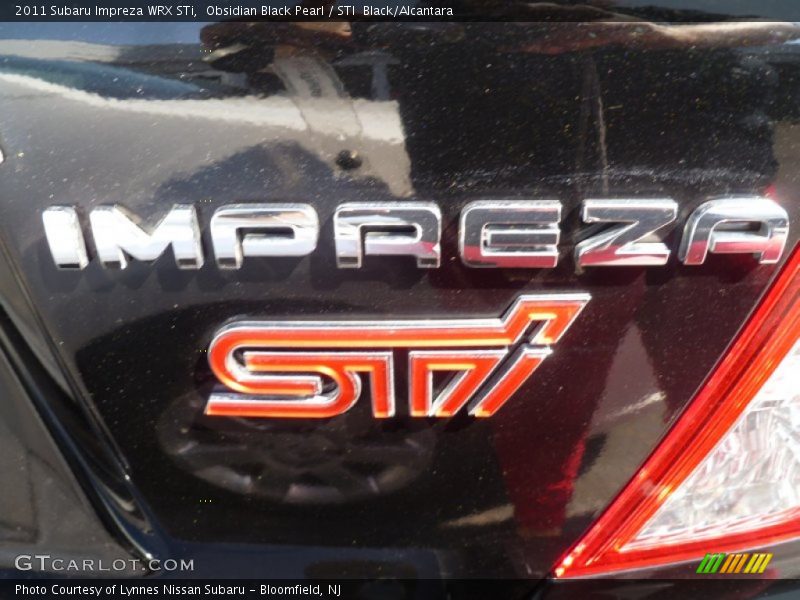 Obsidian Black Pearl / STI  Black/Alcantara 2011 Subaru Impreza WRX STi