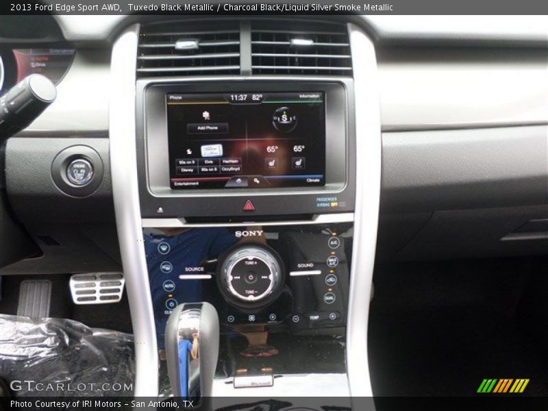 Tuxedo Black Metallic / Charcoal Black/Liquid Silver Smoke Metallic 2013 Ford Edge Sport AWD