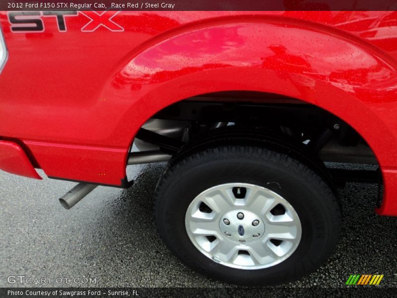 Race Red / Steel Gray 2012 Ford F150 STX Regular Cab