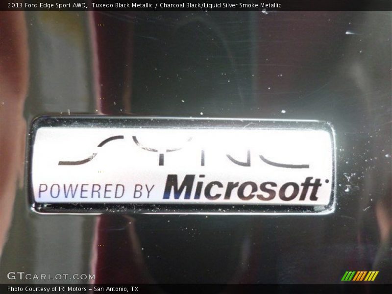 Tuxedo Black Metallic / Charcoal Black/Liquid Silver Smoke Metallic 2013 Ford Edge Sport AWD