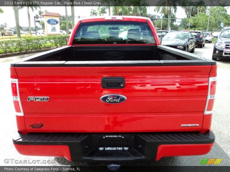 Race Red / Steel Gray 2012 Ford F150 STX Regular Cab