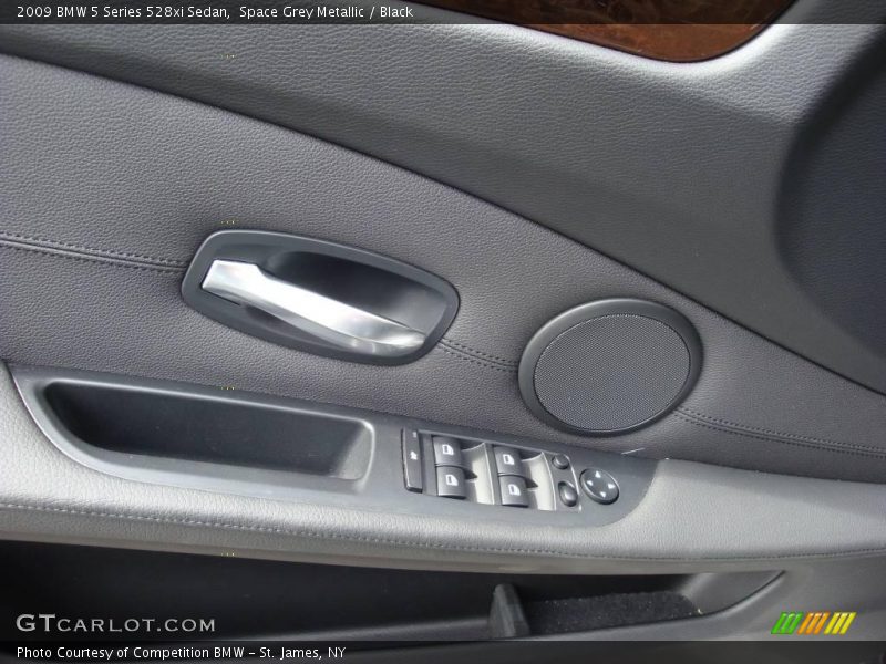 Space Grey Metallic / Black 2009 BMW 5 Series 528xi Sedan