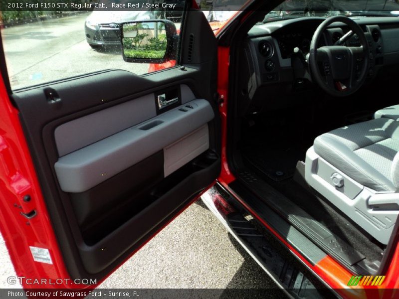 Race Red / Steel Gray 2012 Ford F150 STX Regular Cab