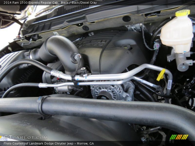 Black / Black/Diesel Gray 2014 Ram 1500 Express Regular Cab