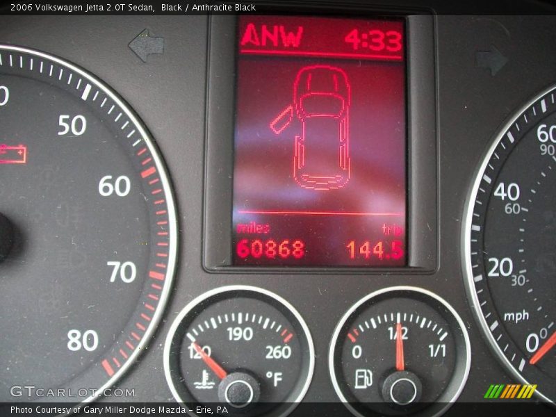 Black / Anthracite Black 2006 Volkswagen Jetta 2.0T Sedan