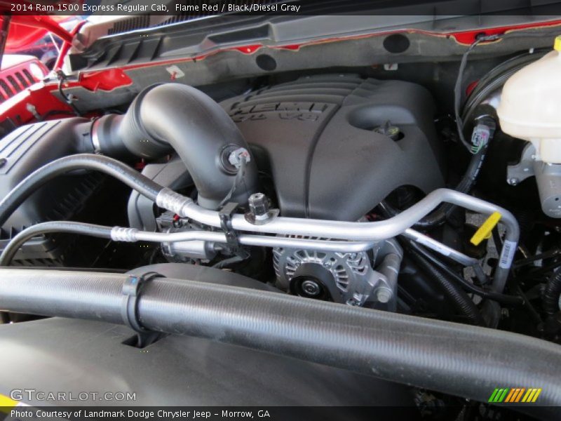 Flame Red / Black/Diesel Gray 2014 Ram 1500 Express Regular Cab